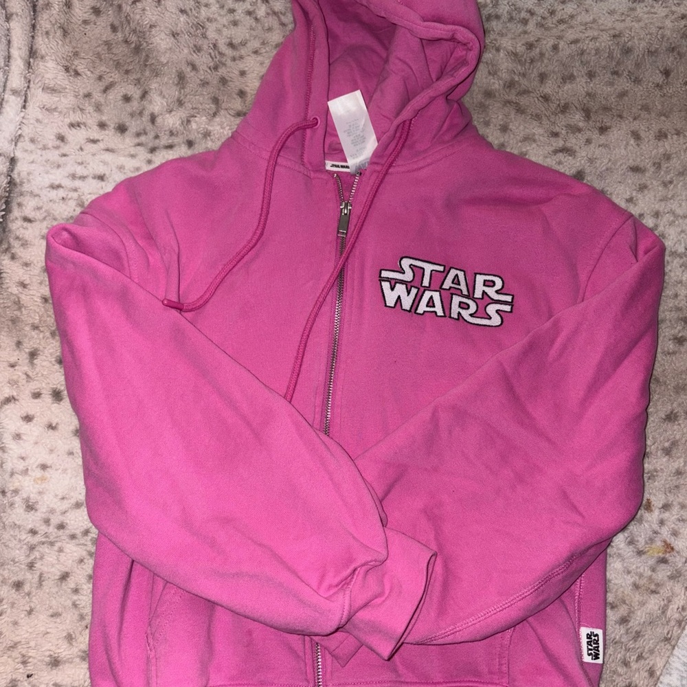 Star Wars Pink Hoodie with Logo